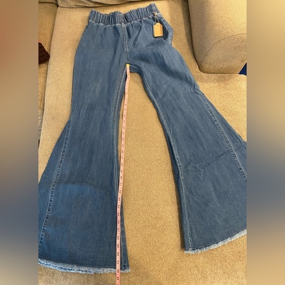 *new* Elastic Waist Bell Bottoms - Picture 4 of 6